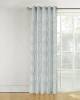 violet colored abstract fabric readymade window curtains available